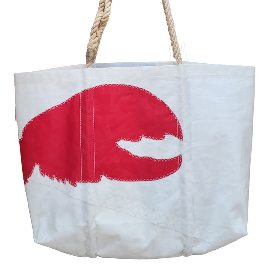 Sailcloth Large Tote Bag - Lobster Claw