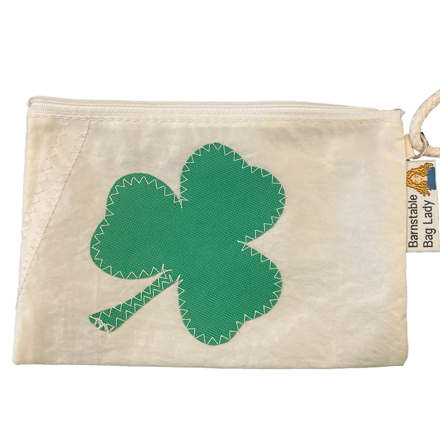 Sailcloth Wristlet - Kelly Green Shamrock