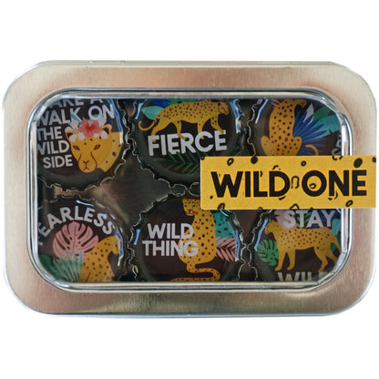 Bottle Cap Magnets - Wild One