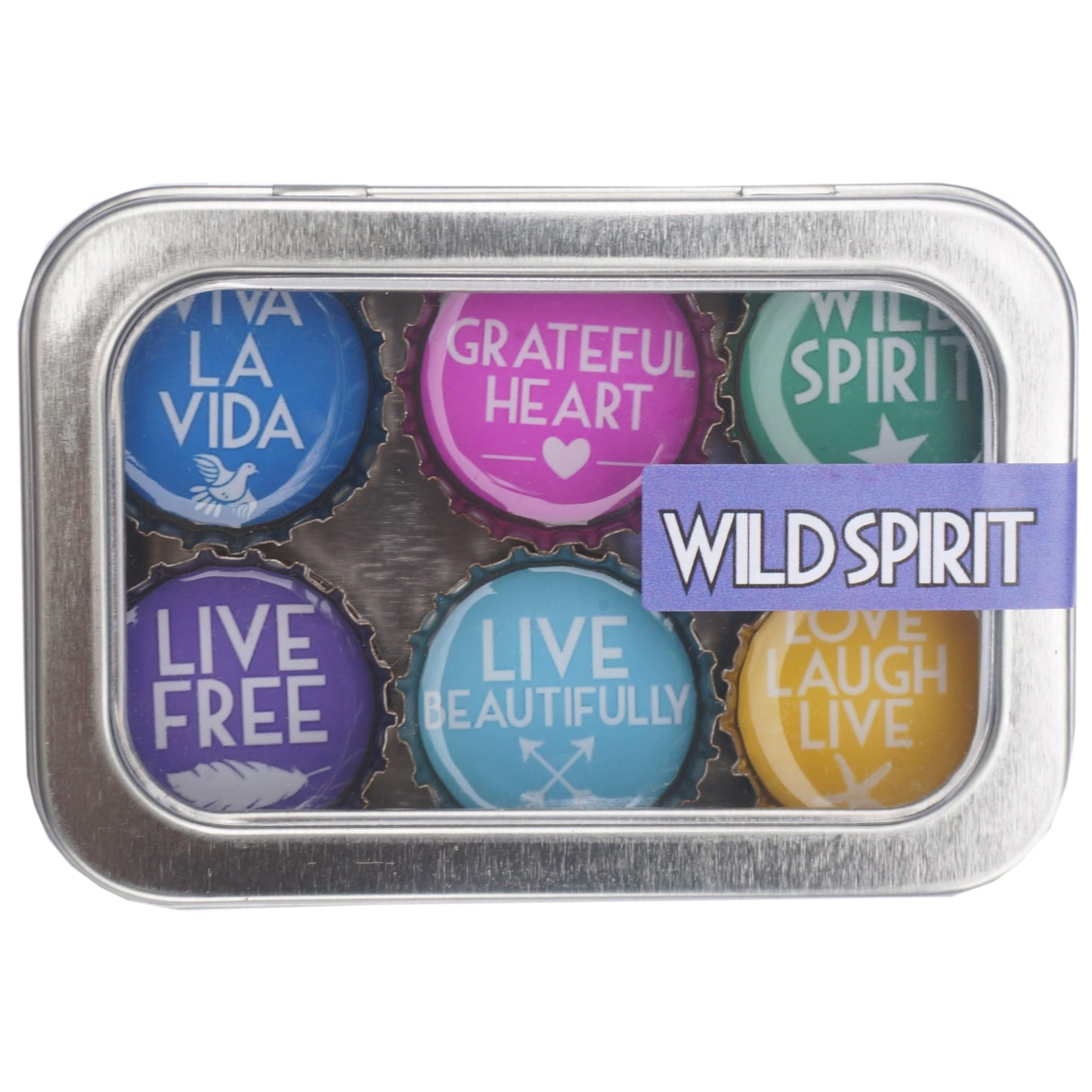 Bottle Cap Magnets - Wild Spirit