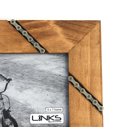 Bike Chain Diagonal 5" x 7" Frame